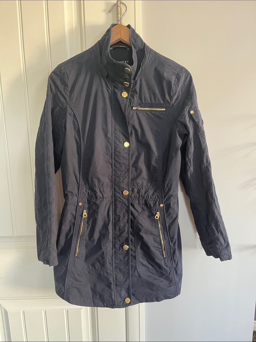 Laundry by Shelli Segal Navy Anorak Jacket S